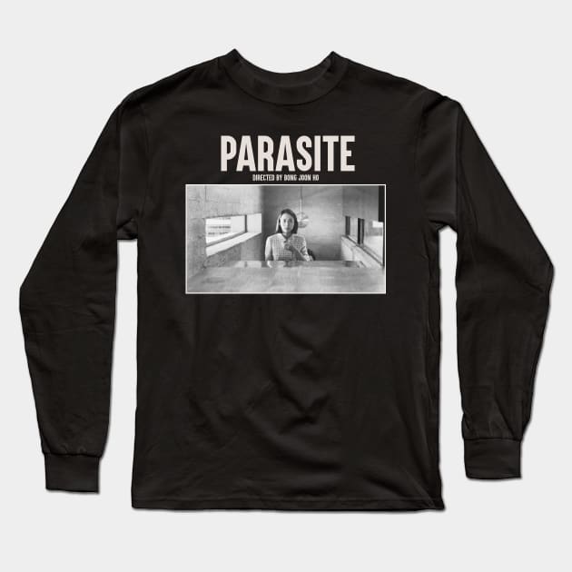 Fanart Parasite - Movie shot Long Sleeve T-Shirt by TheMarineBiologist